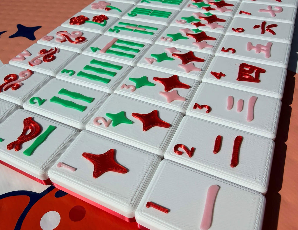 Floating Mahjong Tiles