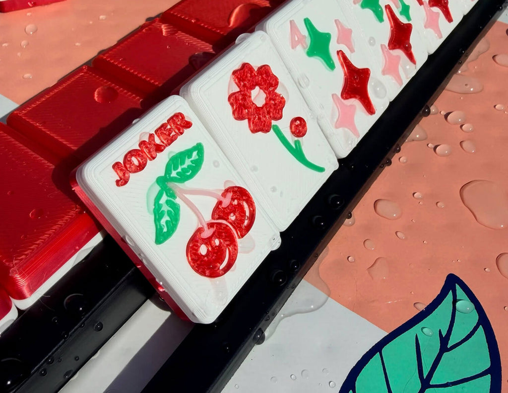 Floating Mahjong Tiles