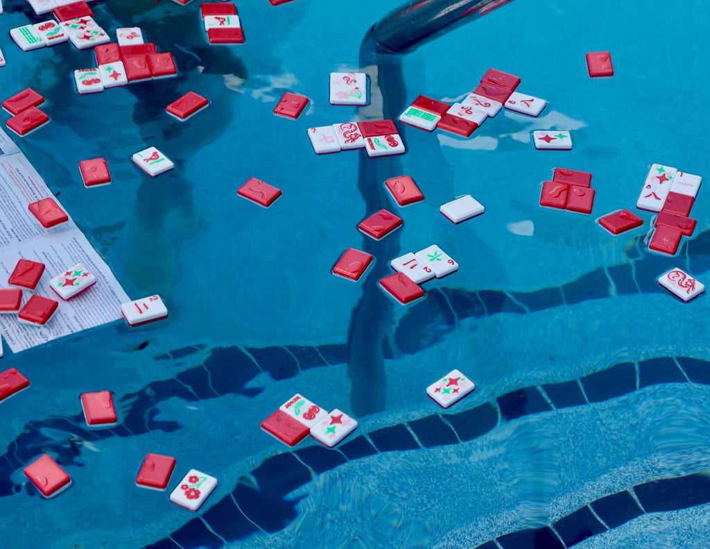 Floating Mahjong Tiles