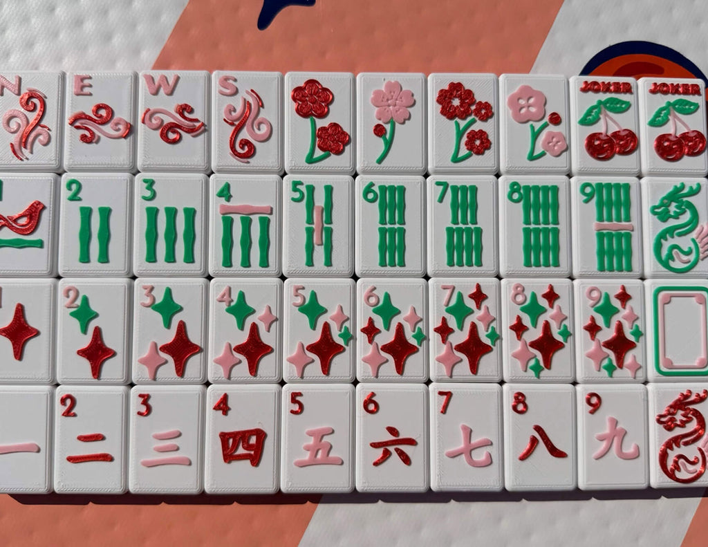 Floating Mahjong Tiles