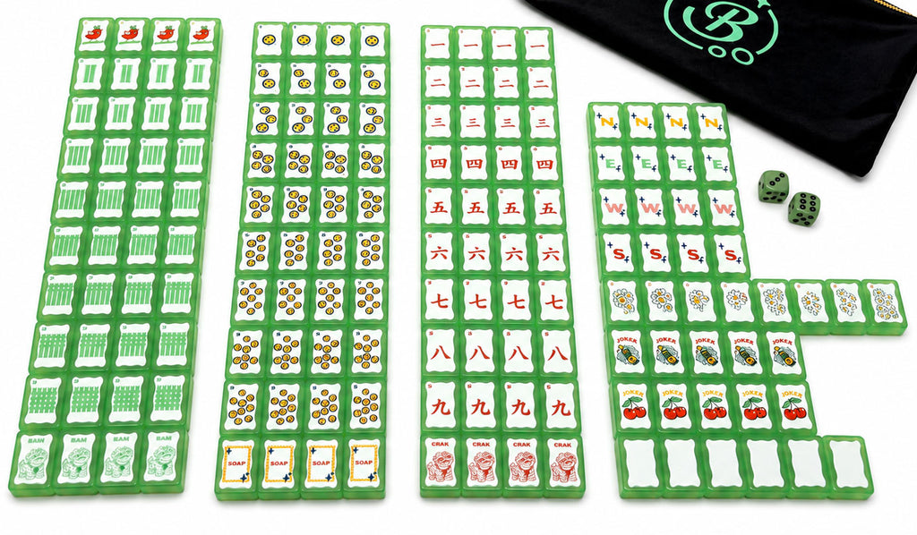 Glow-in-the-Dark Mahjong Tiles