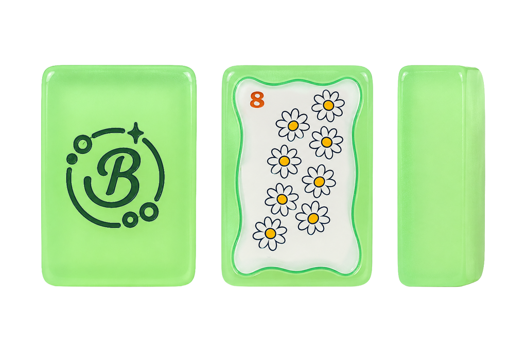Glow-in-the-Dark Mahjong Tiles