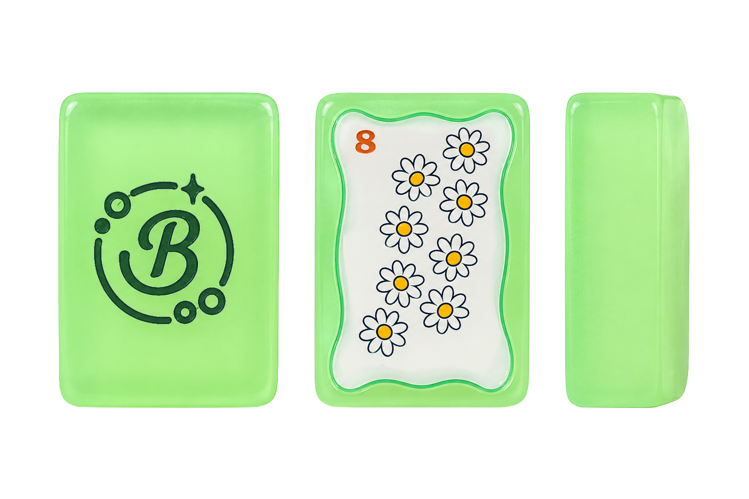 Glow-in-the-Dark Mahjong Tiles